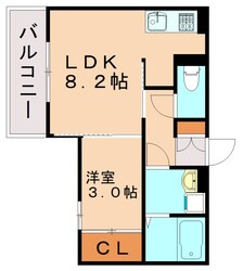 D-room竹下　B棟の物件間取画像